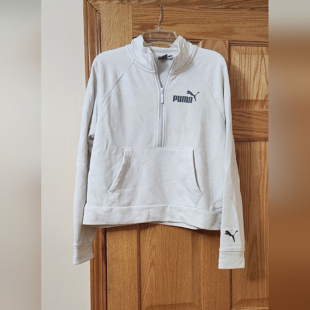 Puma Cream Zip-Up Jacket